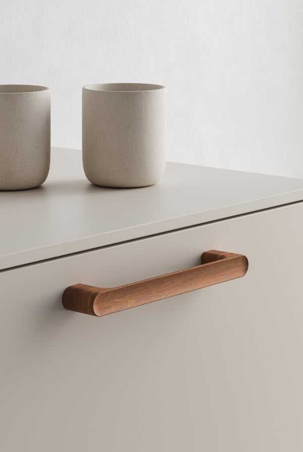 Mâner mobilier Viefe Luv Wood, nuc, 183 mm (interax 160 mm) - imagine 3