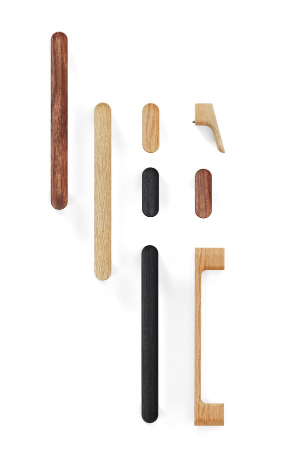 Mâner mobilier Viefe Luv Wood, nuc, 183 mm (interax 160 mm) - imagine 4