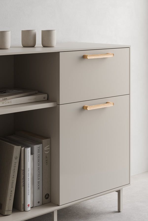 Mâner mobilier Viefe Luv Wood, stejar, 183 mm (interax 160 mm) - imagine 2