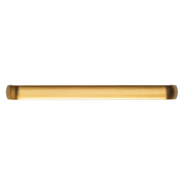 Mâner mobilier Viefe Miig, alamă cava periată, 168 mm (interax 160 mm) - imagine 2