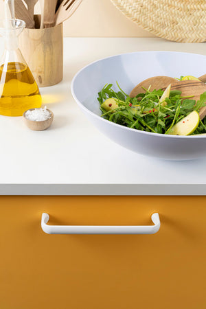 Mâner mobilier Viefe Miig, alb mat, 168 mm (interax 160 mm) - imagine 3