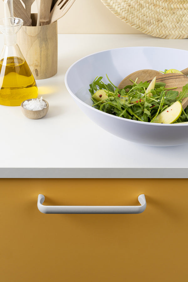 Mâner mobilier Viefe Miig, nichel periat, 168 mm (interax 160 mm) - imagine 3