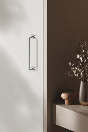 Mâner mobilier Viefe Milano, alb mat, 185 mm (interax 160 mm) - imagine 2