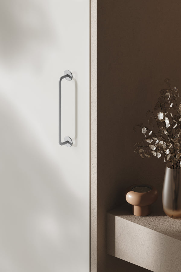 Mâner mobilier Viefe Milano, alb mat, 185 mm (interax 160 mm) - imagine 2