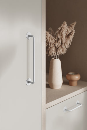 Mâner mobilier Viefe Milano, alb mat, 185 mm (interax 160 mm) - imagine 4
