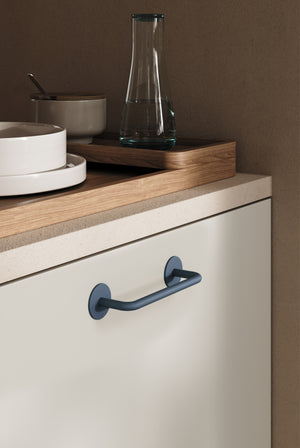 Mâner mobilier Viefe Milano, albastru midnight, 121 mm (interax 96 mm) - imagine 2