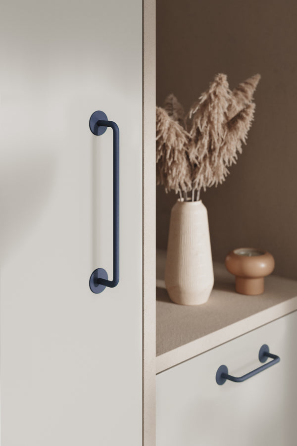 Mâner mobilier Viefe Milano, albastru midnight, 185 mm (interax 160 mm) - imagine 4