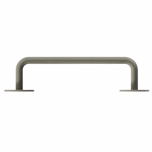 Mâner mobilier Viefe Milano, gri mușchi, 121 mm (interax 96 mm)