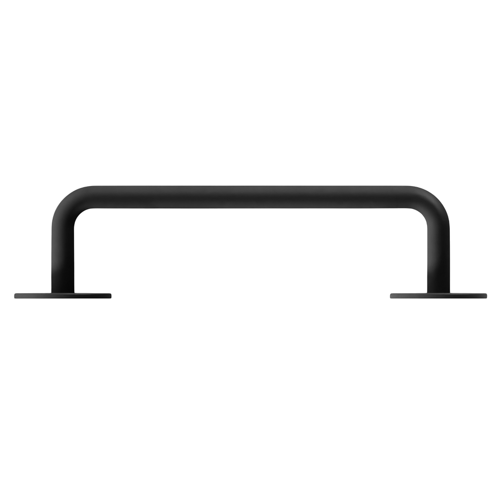 Mâner mobilier Viefe Milano, negru mat, 121 mm (interax 96 mm)