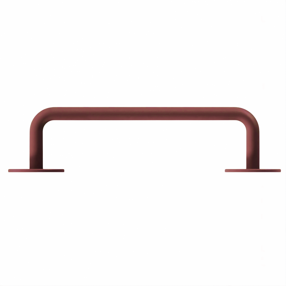Mâner mobilier Viefe Milano, roșu volcano, 121 mm (interax 96 mm)