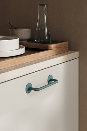 Mâner mobilier Viefe Milano, verde forest, 121 mm (interax 96 mm) - imagine 2