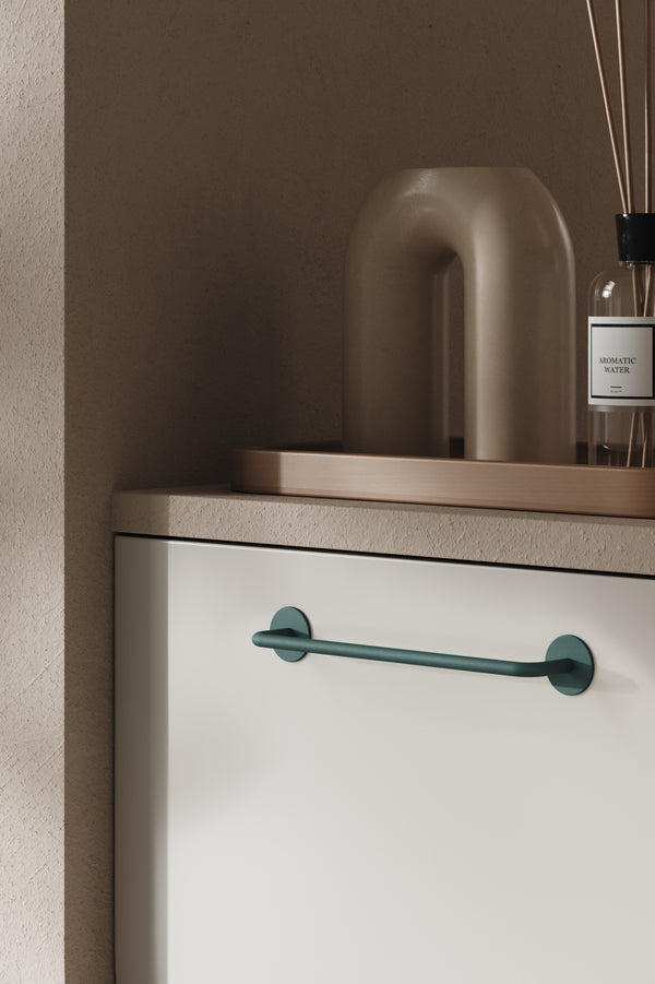 Mâner mobilier Viefe Milano, verde forest, 185 mm (interax 160 mm) - imagine 3