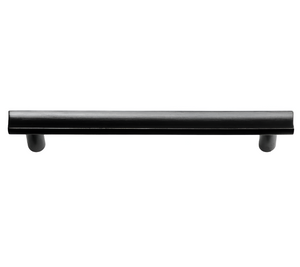 Mâner mobilier Viefe Moon, negru periat, 193 mm (interax 160 mm)