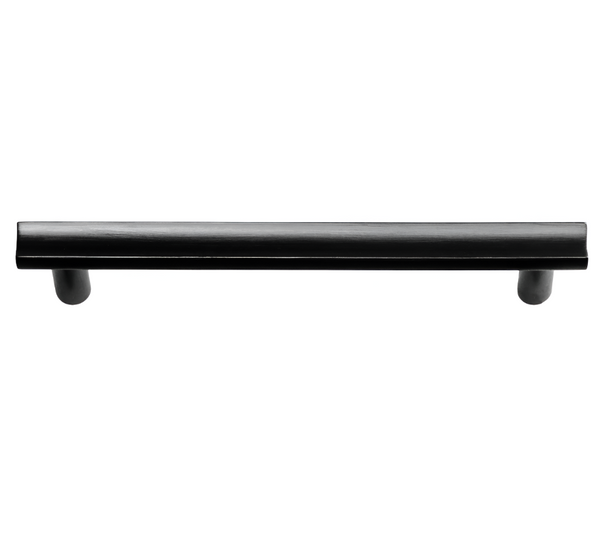 Mâner mobilier Viefe Moon, negru periat, 193 mm (interax 160 mm)