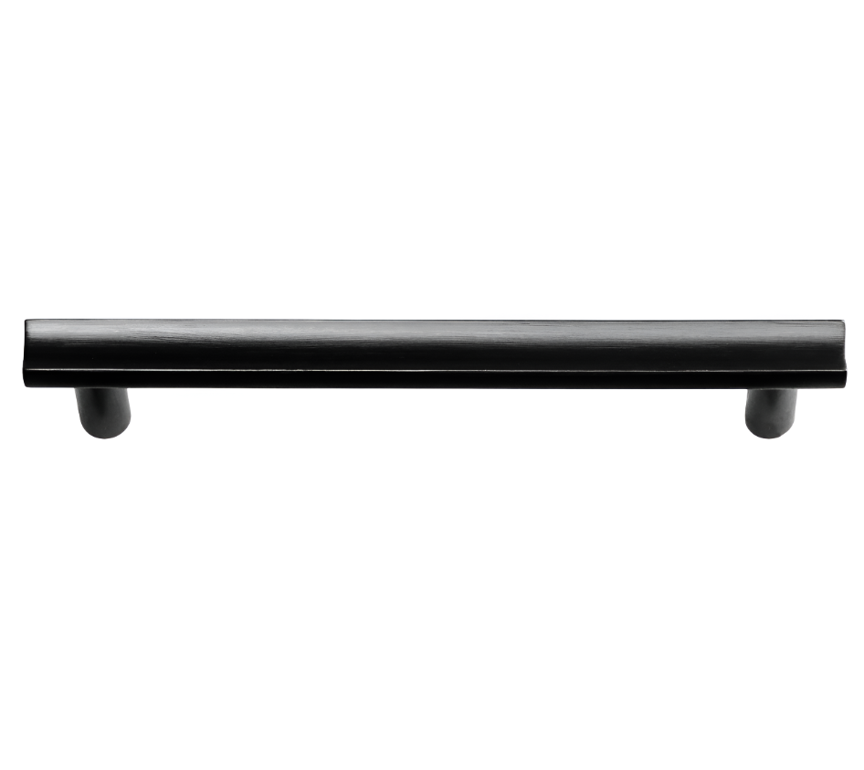 Mâner mobilier Viefe Moon, negru periat, 353 mm (interax 320 mm)
