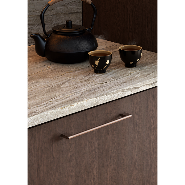Mâner mobilier Viefe Nexx, bronz periat, 276 mm (interax 256 mm) - imagine 2
