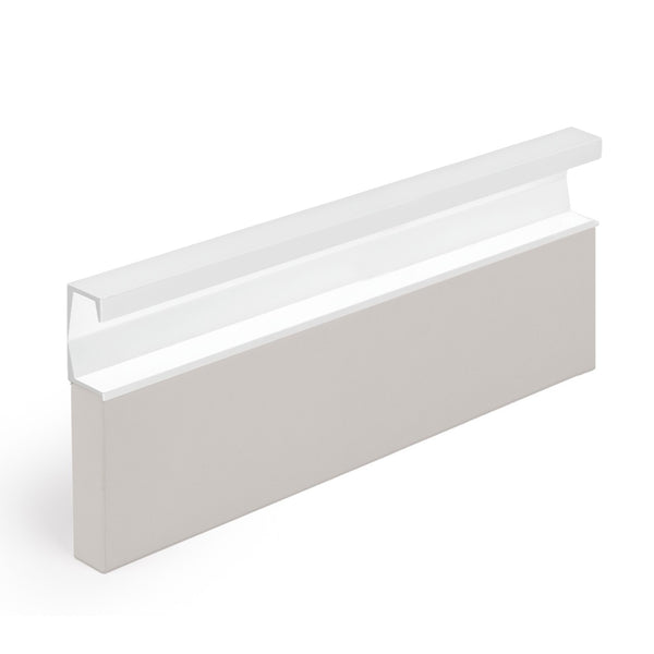 Mâner lung Viefe Six, alb mat texturat, 697 mm - imagine 5