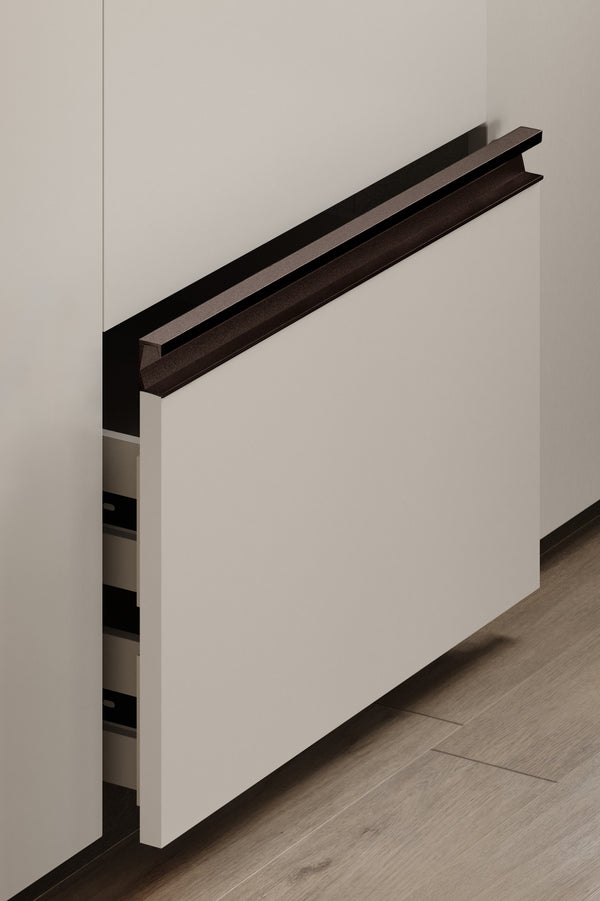Mâner lung Viefe Six, maro metalic texturat, 897 mm - imagine 3