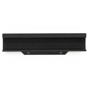 Mâner mobilier Viefe Six, negru lava texturat, 197 mm