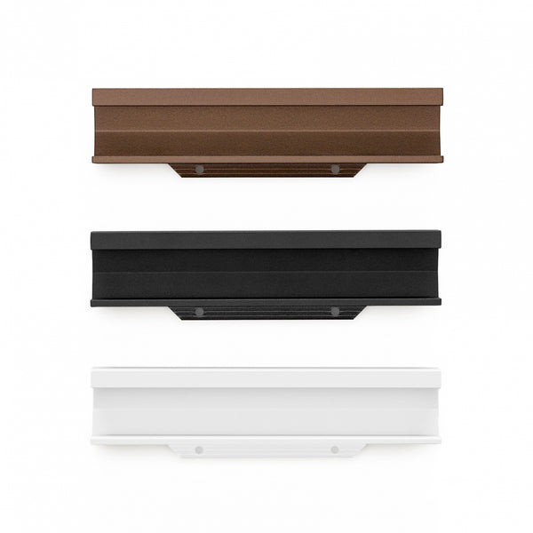 Mâner mobilier Viefe Six, negru lava texturat, 447 mm - imagine 4