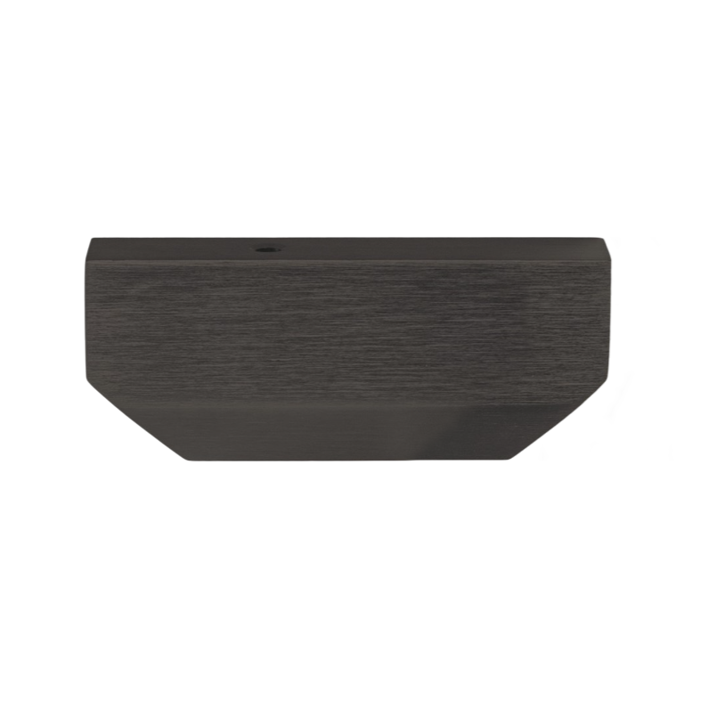 Mâner mobilier Viefe Vann, negru titan, 100 mm (interax 64 mm)