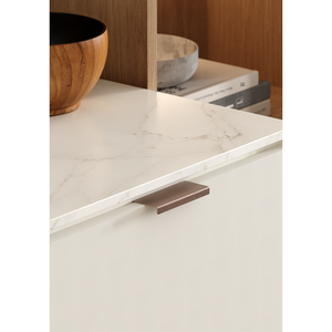 Mâner mobilier Viefe Way, bronz periat, 50 mm (interax 32 mm) - imagine 2
