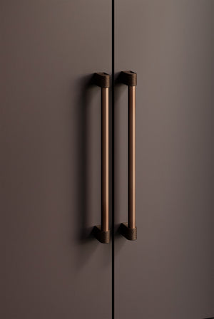 Mâner spațial Viefe Casey Big, maro metalic texturat și bronz mat, 448 mm (interax 416 mm) - imagine 3
