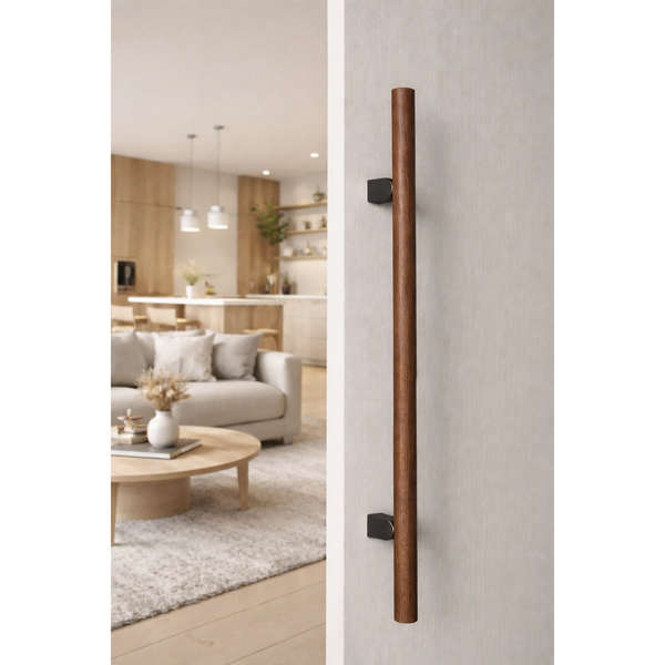 Mâner spațial Viefe Kumo Wood Big One, nuc și negru titan, 1596 mm (interax 1056 mm) - imagine 3