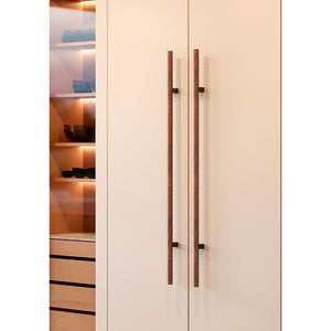 Mâner spațial Viefe Kumo Wood Big One, nuc și negru titan, 1596 mm (interax 1056 mm) - imagine 4