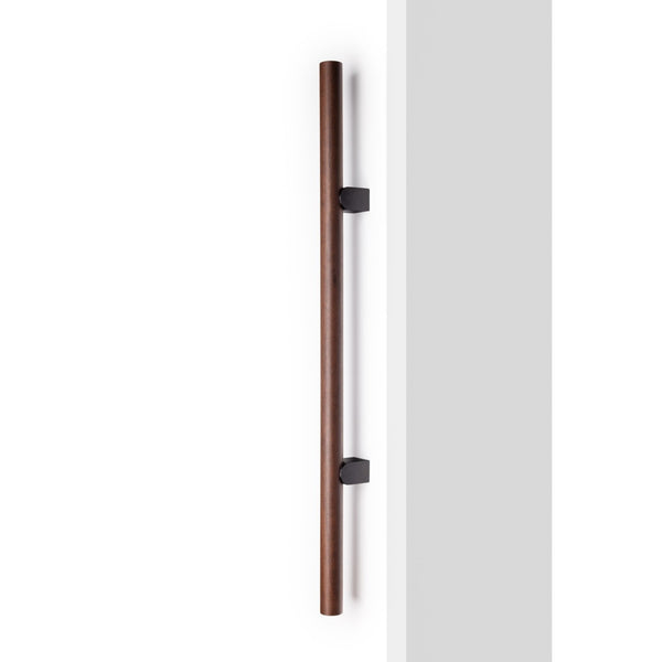 Mâner spațial Viefe Kumo Wood Big One, nuc și negru titan, 878 mm (interax 448 mm) - imagine 2
