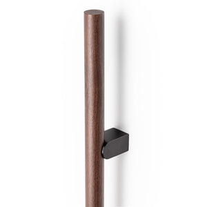 Mâner spațial Viefe Kumo Wood Big One, nuc și negru titan, 878 mm (interax 448 mm)
