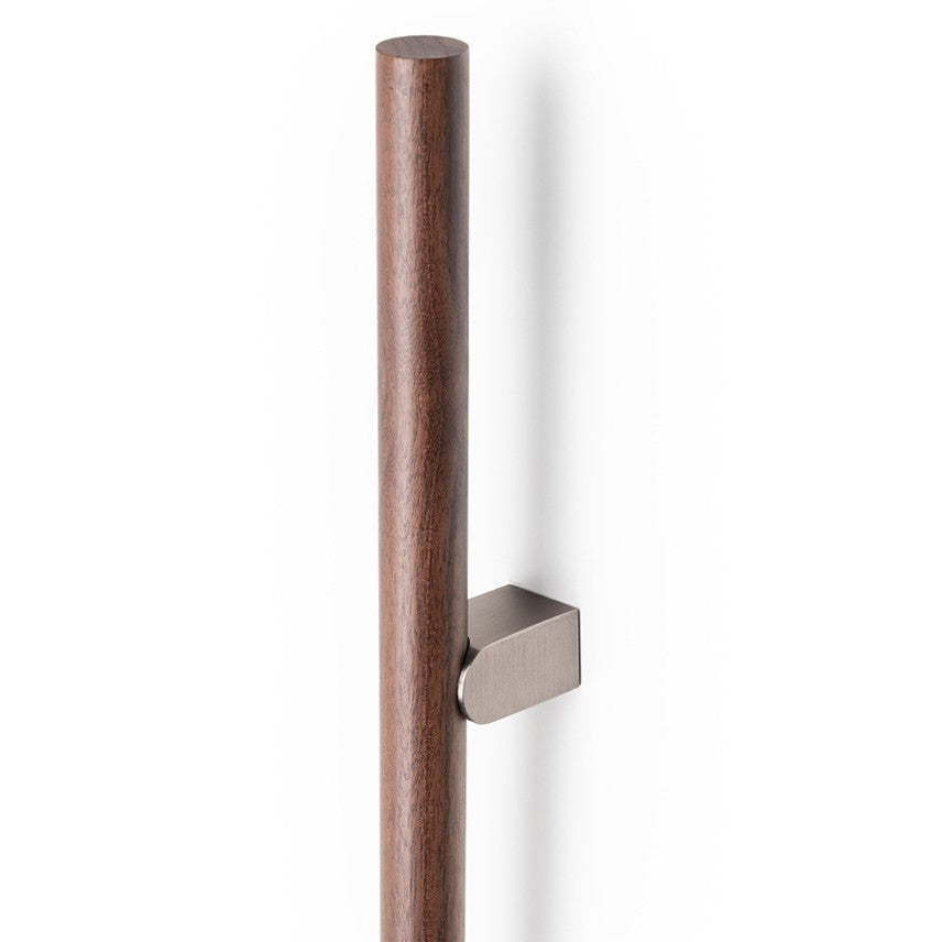 Mâner spațial Viefe Kumo Wood Big One, nuc și oțel inoxidabil, 878 mm (interax 448 mm)