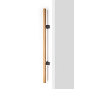 Mâner spațial Viefe Kumo Wood Big One, stejar și negru titan, 878 mm (interax 448 mm) - imagine 2