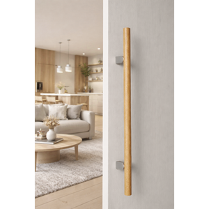 Mâner spațial Viefe Kumo Wood Big One, stejar și oțel inoxidabil, 1596 mm (interax 1056 mm) - imagine 3