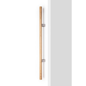 Mâner spațial Viefe Kumo Wood Big One, stejar și oțel inoxidabil, 1596 mm (interax 1056 mm)