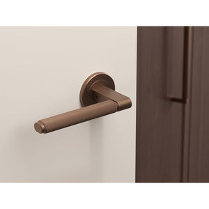 Set mâner ușă interior Viefe Brooklyn, bronz periat, 149 mm - imagine 3