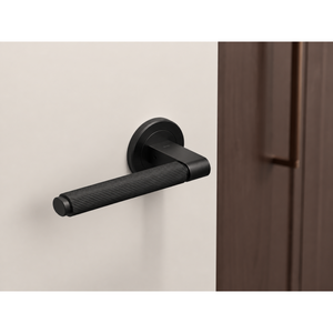 Set mâner ușă interior Viefe Brooklyn, negru periat, 149 mm - imagine 3