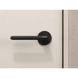 Set mâner ușă interior Viefe Brooklyn, negru periat, 149 mm - imagine 2