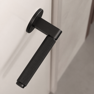 Set mâner ușă interior Viefe Brooklyn, negru periat, 149 mm - imagine 4