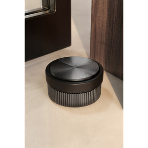Opritor de ușă Viefe Brooklyn, negru titan, 62 × 33 mm - imagine 3