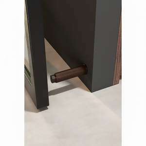 Opritor de ușă Viefe Brooklyn Wall, bronz periat, 28 × 103 mm - imagine 3