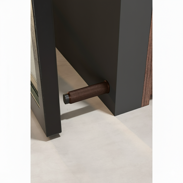 Opritor de ușă Viefe Brooklyn Wall, bronz periat, 28 × 103 mm - imagine 3