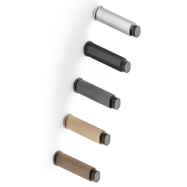 Opritor de ușă Viefe Brooklyn Wall, bronz periat, 28 × 103 mm - imagine 4