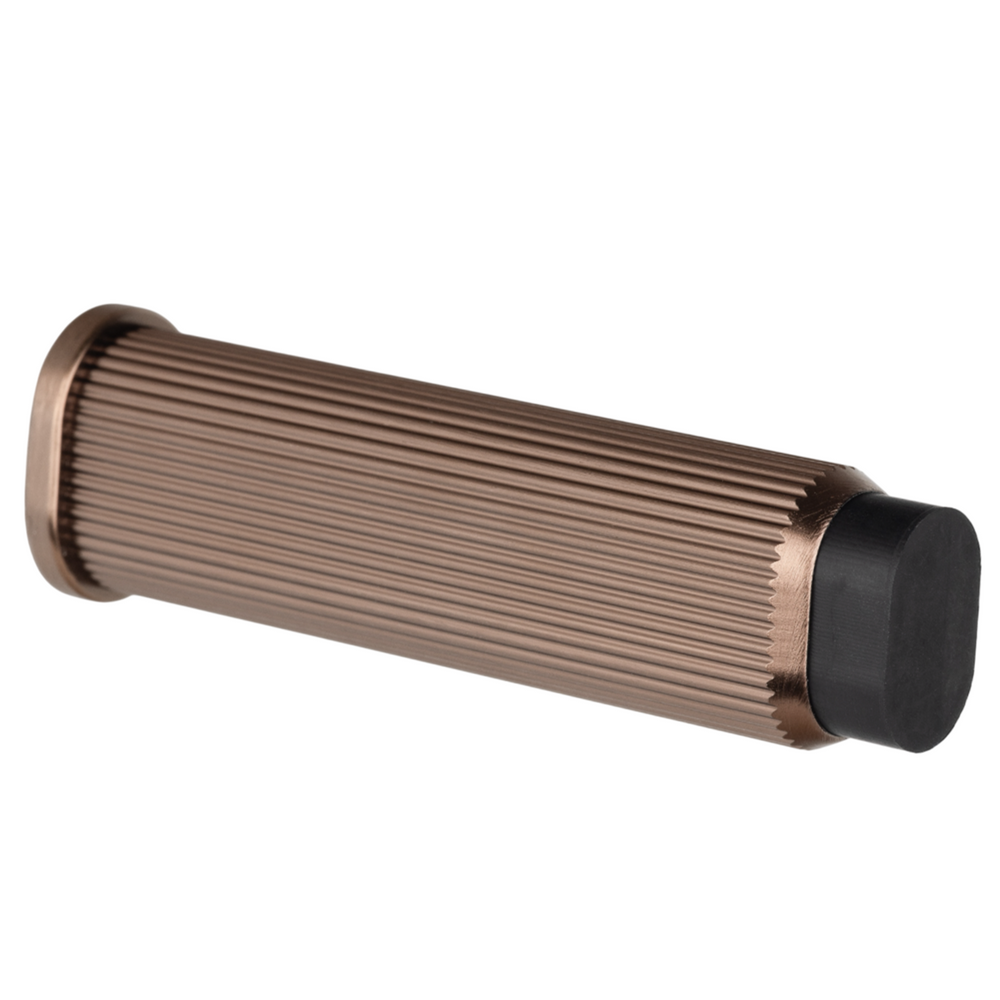 Opritor de ușă Viefe Brooklyn Wall, bronz periat, 28 × 103 mm