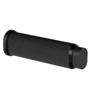 Opritor de ușă Viefe Brooklyn Wall, negru periat, 28 × 103 mm