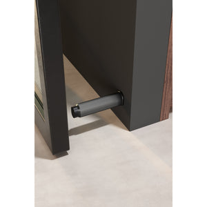 Opritor de ușă Viefe Brooklyn Wall, negru titan, 28 × 103 mm - imagine 3