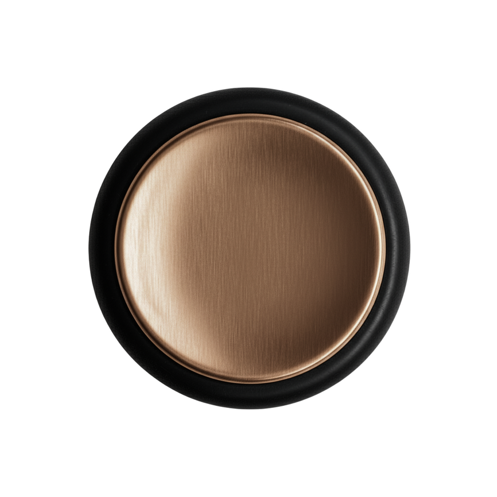Opritor de ușă Viefe Luv, bronz periat, 36 × 35 mm