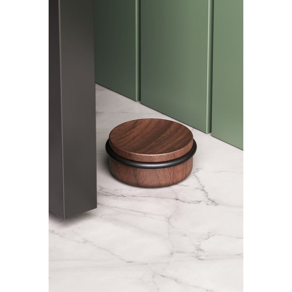 Opritor de ușă Viefe Luv Wood, nuc, 71 × 30 mm - imagine 3