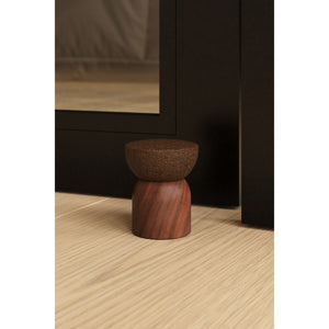 Opritor de ușă Viefe Piece, nuc și plută, 48 × 59 mm - imagine 3