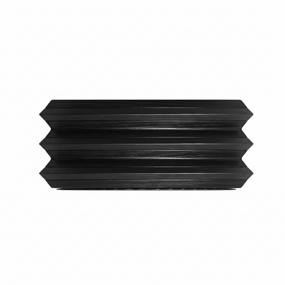 Opritor de ușă Viefe Pulse, negru mat lacuit, 66 × 27 mm